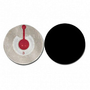 Этикетка противокражная круглая (RF-4040R 4х4, Black)
